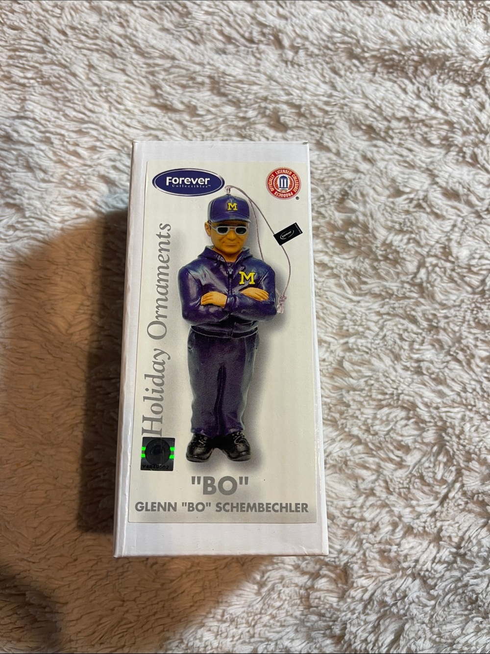 Glen BO schembecher holiday ornament